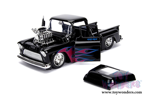 Jada Toys - Metals Die Cast Just Trucks | Chevrolet&reg; Stepside Pickup (1955, 1/24 scale diecast model car, Asstd.) 30980DP1