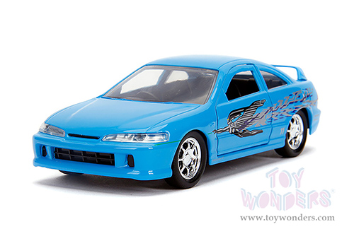 Jada Toys Fast & Furious - Mia's Acura Integra RHD Hardtop (1/32 scale diecast model car, light Blue) 31029