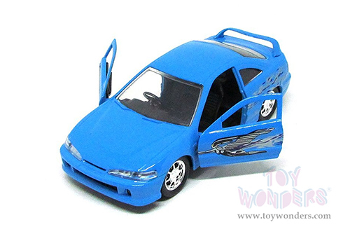 Jada Toys Fast & Furious - Mia's Acura Integra RHD Hardtop (1/32 scale diecast model car, light Blue) 31029