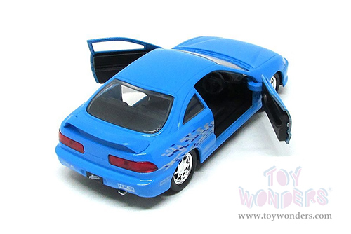 Jada Toys Fast & Furious - Mia's Acura Integra RHD Hardtop (1/32 scale diecast model car, light Blue) 31029