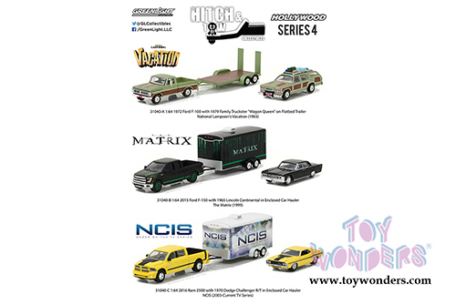 Greenlight - Hollywood Hitch & Tow Series 4 (1/64 scale diecast model car, Asstd.) 31040/24