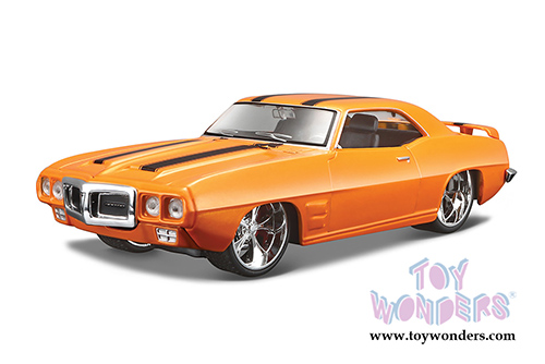 Maisto Design - Classic Muscle | Pontiac&reg; Firebird Hard Top (1969, 1/24 scale diecast model car, Orange) 31040OR