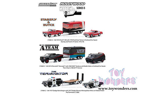 Greenlight - Hollywood Hitch & Tow Series 5 (1/64 scale diecast model car, Asstd.) 31060/24