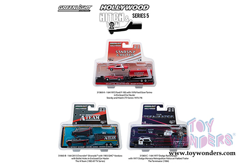Greenlight - Hollywood Hitch & Tow Series 5 (1/64 scale diecast model car, Asstd.) 31060/24