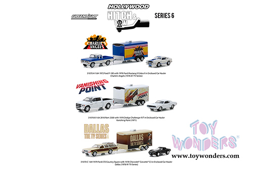 Greenlight - Hollywood Hitch & Tow Series 6 (1/64 scale diecast model car, Asstd.) 31070/24