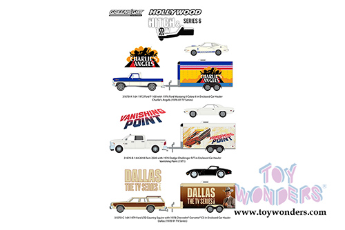 Greenlight - Hollywood Hitch & Tow Series 6 (1/64 scale diecast model car, Asstd.) 31070/24
