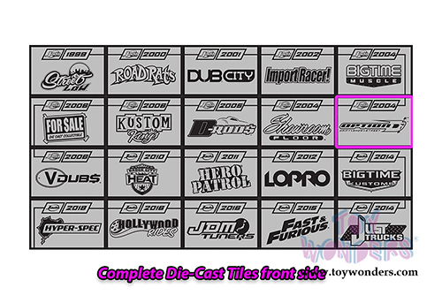 Jada Toys - 20th Anniversary | Option D Nissan 350Z Hardtop (2003, 1/24, diecast model car, Raw Metal/Orange) 31071