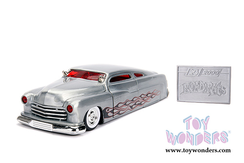 Jada Toys - 20th Anniversary | Road Rats Mercury Hardtop (1951, 1/24, diecast model car, Raw Metal) 31080