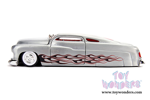 Jada Toys - 20th Anniversary | Road Rats Mercury Hardtop (1951, 1/24, diecast model car, Raw Metal) 31080
