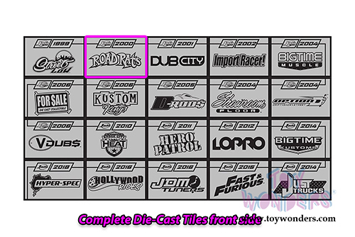 Jada Toys - 20th Anniversary | Road Rats Mercury Hardtop (1951, 1/24, diecast model car, Raw Metal) 31080