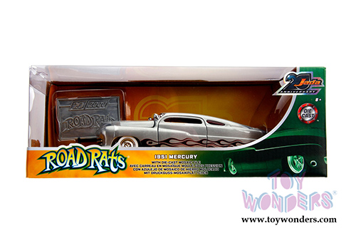 Jada Toys - 20th Anniversary | Road Rats Mercury Hardtop (1951, 1/24, diecast model car, Raw Metal) 31080