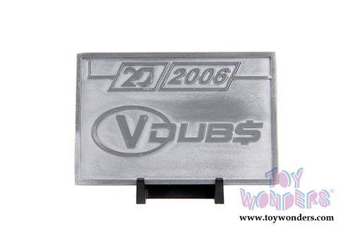 Jada Toys - 20th Anniversary | VDubs Volkswagen Beetle (1959, 1/24, diecast model car, Raw Metal) 31083