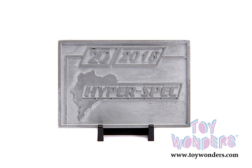 Jada Toys - 20th Anniversary | Hyper-Spec Lamborghini Murcielago Hardtop (1/24, diecast model car, Raw Metal) 31084