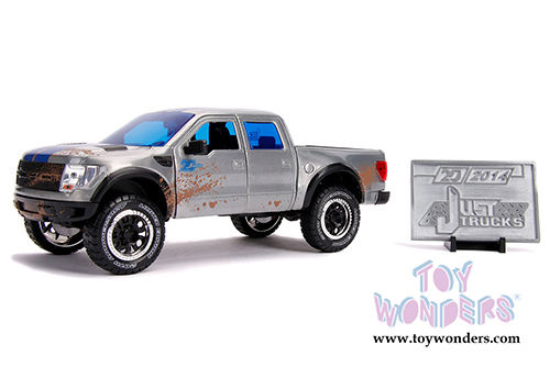 Jada Toys - 20th Anniversary | Just Trucks&reg; Ford F-150 SVT Raptor Pick Up Truck (2011, 1/24, diecast model car, Raw Metal) 31086