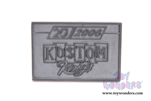 Jada Toys - 20th Anniversary | Kustom Kings Chevrolet&reg; Stepside&trade; Tow Truck (1955, 1/24, diecast model car, Raw Metal/Black) 31087