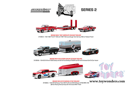 Greenlight - Racing Hitch & Tow Series 2 (1/64 scale diecast model car, Asstd.) 31090/24