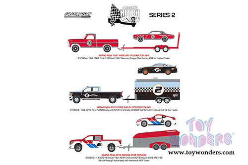 Greenlight - Racing Hitch & Tow Series 2 (1/64 scale diecast model car, Asstd.) 31090/24