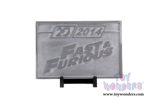 Jada Toys - 20th Anniversary | Fast & Furious Dodge Charger R/T Hardtop (1970, 1/24, diecast model car, Raw Metal) 31092