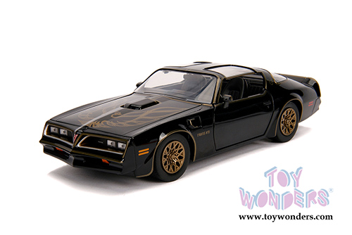 Jada Toys - Metals Die Cast - Hollywood Rides | Smokey and the Bandit Pontiac&reg; Firebird&reg; (1977, 1/24, diecast model car, Black) 31105
