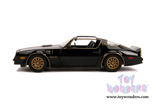 Jada Toys - Metals Die Cast - Hollywood Rides | Smokey and the Bandit Pontiac&reg; Firebird&reg; (1977, 1/24, diecast model car, Black) 31105