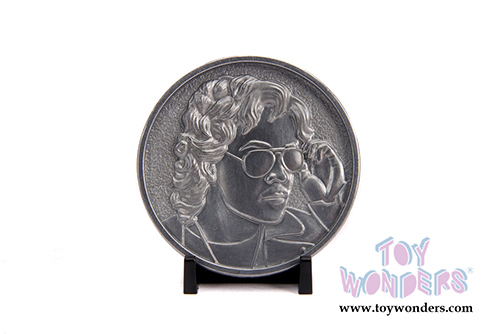 Jada Toys - Metals Die Cast - Hollywood Rides | Stranger Things Billy's Chevy® Camaro® Z28 with Collectible Coin (1/24, diecast model car, Dark Blue) 31110