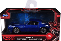 Jada Toys - Hollywood Rides | Stranger Things Billy's Chevy® Camaro® Z28 Hardtop (1979, 1/32 scale diecast model car, Dark Blue) 31113