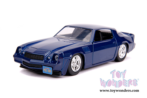 Jada Toys - Hollywood Rides | Stranger Things Billy's Chevy&reg; Camaro&reg; Z28 Hardtop (1979, 1/32 scale diecast model car, Dark Blue) 31113