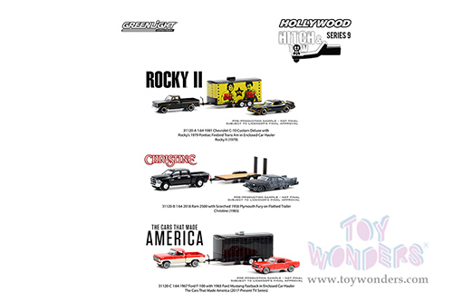 Greenlight - Hollywood Hitch & Tow Series 9 (1/64 scale diecast model car, Asstd.) 31120/24
