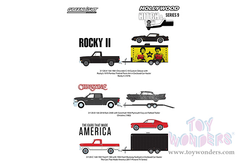 Greenlight - Hollywood Hitch & Tow Series 9 (1/64 scale diecast model car, Asstd.) 31120/24