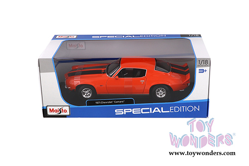 Maisto - Special Edition | Chevrolet&reg; Camaro&reg; Hardtop (1971, 1/18 scale diecast model car, Orange) 31131OR
