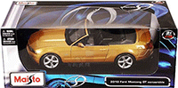 Show product details for Maisto Special Edition - Ford Mustang GT Convertible (2010, 1:18, Gold) 31158