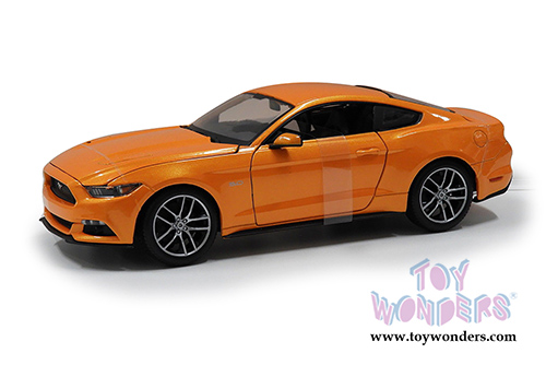 Maisto - Ford Mustang Hardtop (2015, 1/18 scale diecast model car, Orange) 31197OR