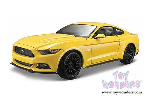 Maisto Special Edition - Ford Mustang Hardtop (2015, 1/18 scale diecast model car, Yellow) 31197YL