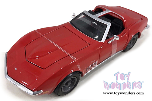 Maisto - Chevrolet Corvette T-Top (1970, 1/24 scale diecast model car, Red) 31202R
