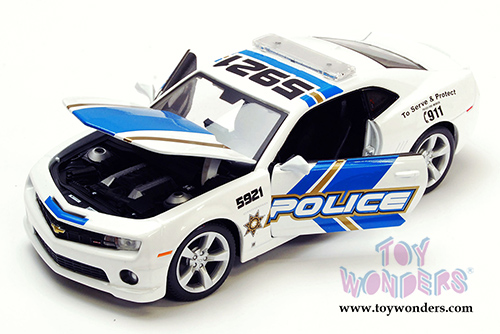 Maisto - Chevrolet Camaro Police (2010, 1/24 scale diecast model car, White with blue) 31208WP