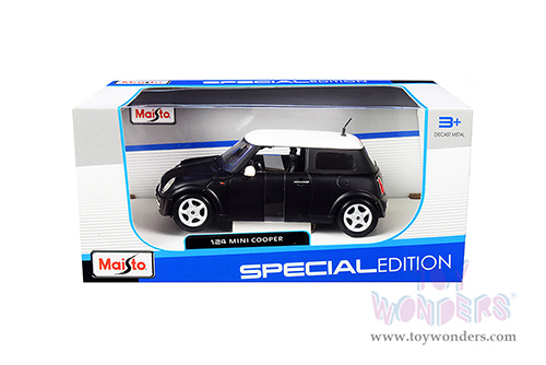 Maisto - Mini Cooper Hardtop (1/24 scale diecast model car, Matte Black) 31219BK