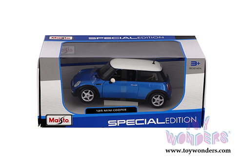 Maisto - Mini Cooper Hard Top (1/24 scale diecast model car, Blue) 31219BU