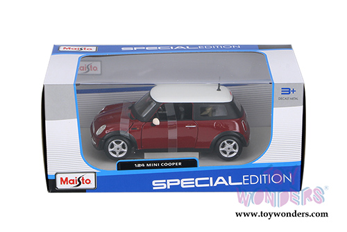 Maisto - Mini Cooper Hard Top (1/24 scale diecast model car, Red) 31219R