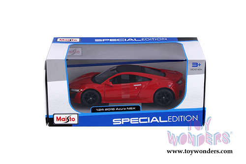 Maisto - Special Edition | Acura NSX Hardtop (2018, 1/24 scale diecast model car, Red) 31234R