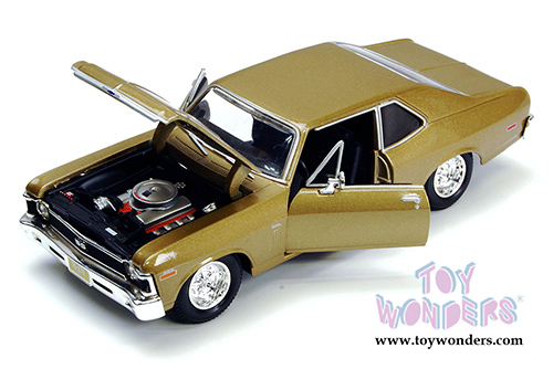 Maisto - Chevy Nova SS Hardtop (1970, 1/24 scale diecast model car, Metallic Gold) 31262G