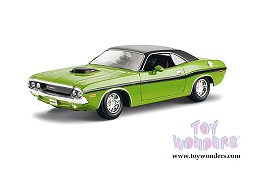 Maisto Special Edition - Dodge Challenger R/T Coupe Hardtop (1970, 1/24 scale diecast model car, Green) 31263GN