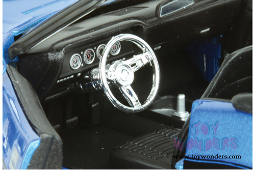 Maisto - Dodge Challenger R/T Convertible (1970, 1/24 scale diecast model car, Blue) 31264BU