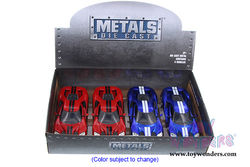 Jada Toys - Metals Die Cast | Big Time Muscle Ford GT Hardtop (2017, 1/24 scale diecast model car, Asstd.) 31268DP1