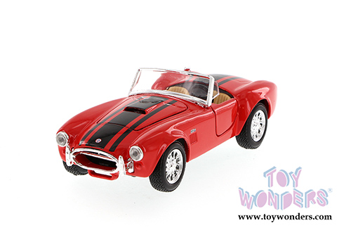 Maisto - Shelby Cobra 427 Convertible (1965, 1/24 scale diecast model car, Red) 31276R
