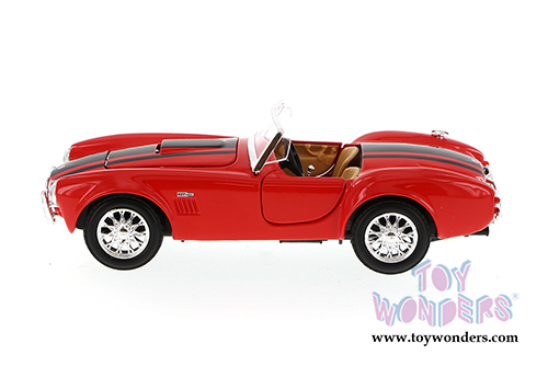 Maisto - Shelby Cobra 427 Convertible (1965, 1/24 scale diecast model car, Red) 31276R