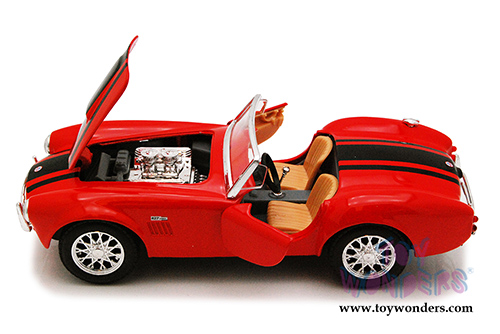 Maisto - Shelby Cobra 427 Convertible (1965, 1/24 scale diecast model car, Red) 31276R
