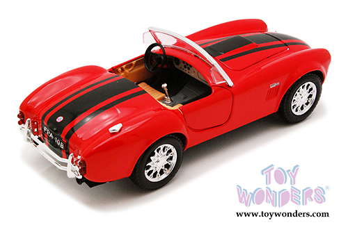 Maisto - Shelby Cobra 427 Convertible (1965, 1/24 scale diecast model car, Red) 31276R