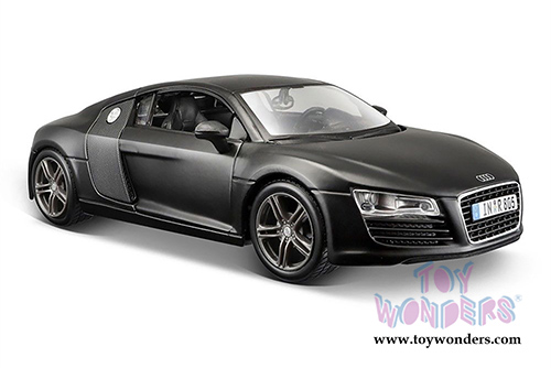 Maisto - Audi R8 Hard Top (1/24 scale diecast model car, Matte Black) 31281BK