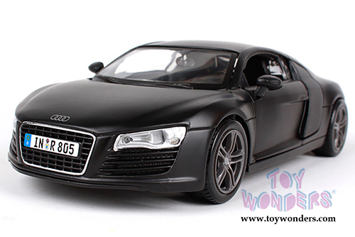 Maisto - Audi R8 Hard Top (1/24 scale diecast model car, Matte Black) 31281BK