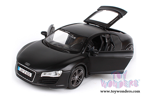 Maisto - Audi R8 Hard Top (1/24 scale diecast model car, Matte Black) 31281BK